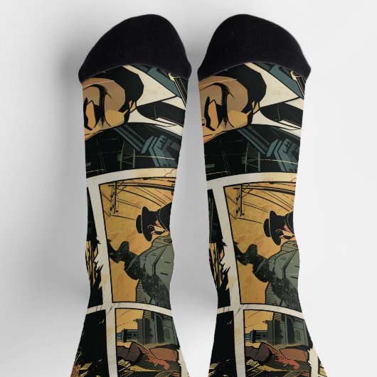 漫画帯 ソックス (上部)