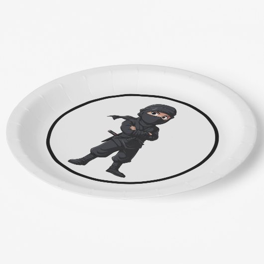 漫画忍者戦士ボーイズ誕生日パーティー ペーパープレート