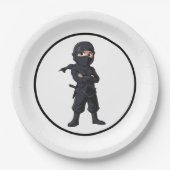 漫画忍者戦士ボーイズ誕生日パーティー ペーパープレート