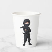 漫画忍者戦士ボーイズ誕生日パーティー 紙コップ (裏面)