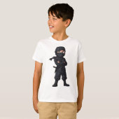 漫画忍者戦士ボーイズ誕生日パーティー Tシャツ (正面フル)