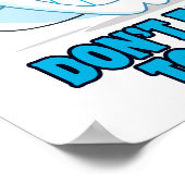 漫画忘れの歯を浮かせないこと ポスター (角)