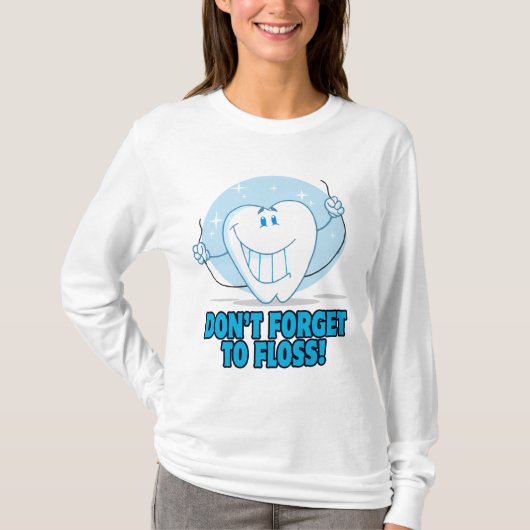漫画忘れの歯を浮かせないこと Tシャツ (正面)