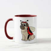 漫画愛パグのマグ マグカップ (左)