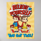 漫画感動的引用文漫画ブックタイポグラフィ ポスター (正面)