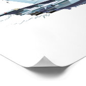 漫画戦闘機飛行機 ポスター (角)