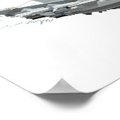 漫画戦闘機飛行機 ポスター (角)