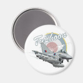 漫画戦闘機飛行機 マグネット (正面/裏面)