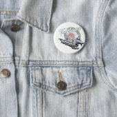 漫画戦闘機飛行機 缶バッジ (インサイチュ)