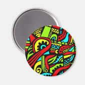 漫画抽象芸術 マグネット (正面/裏面)