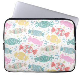 漫画数々の色のフェスティバル菓子 ラップトップスリーブ