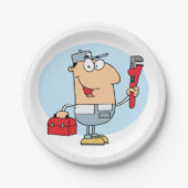 漫画整備士 ペーパープレート (正面)