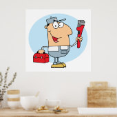 漫画整備士 ポスター (キッチン)