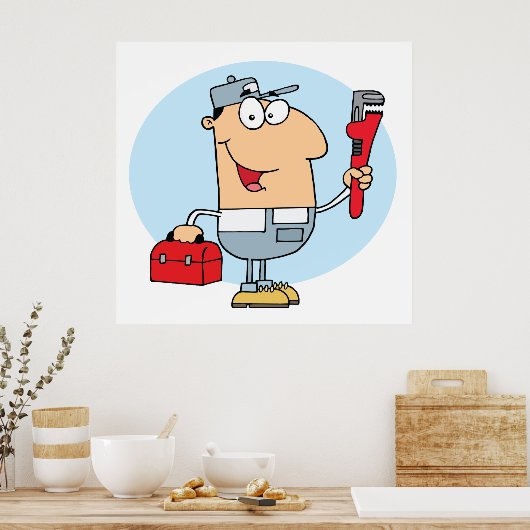 漫画整備士 ポスター (キッチン)