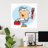 漫画整備士 ポスター (ホームオフィス)