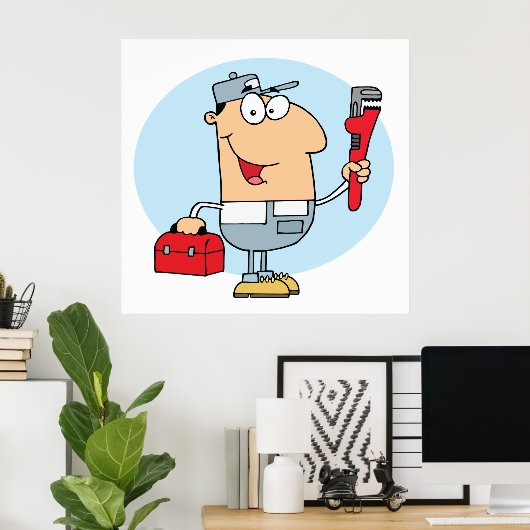 漫画整備士 ポスター (ホームオフィス)