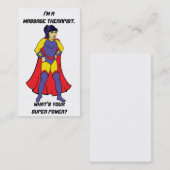 漫画書マッサージセラピー名刺 名刺 (正面/裏面)