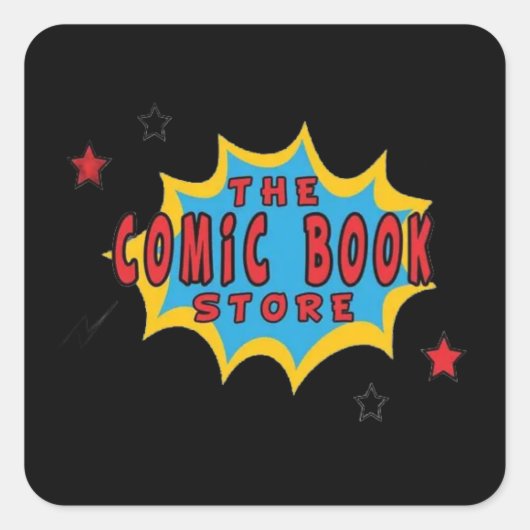 漫画書店 スクエアシール (正面)