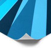 漫画本と背景、クラシックポップ・アートのアートスタイル ポスター (角)