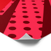 漫画本と背景、クラシックポップ・アートのアートスタイル ポスター (角)