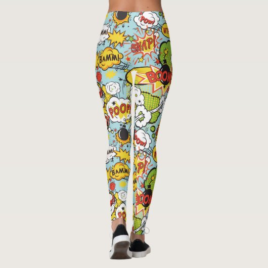 漫画本のことわざのレギング レギンス (裏面)