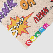 漫画本のスタイルの表現のデザイン 薄葉紙 (詳細)