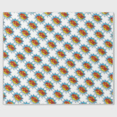 漫画本の包装紙 ラッピングペーパー (フラット)