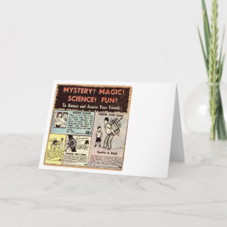 漫画本の広告-挨拶状 カード