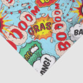 漫画本の文字及び単語の泡 薄葉紙 (詳細)