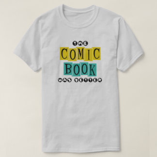 漫画本の方が好い Tシャツ