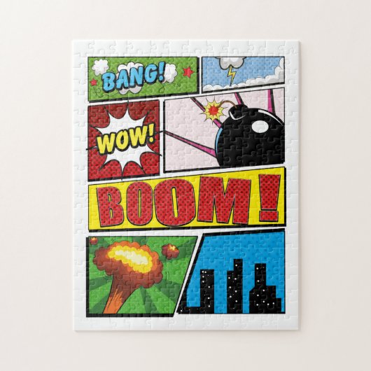 漫画本の漫画フォント! ジグソーパズル (縦)