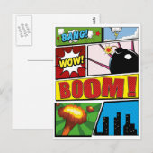 漫画本の漫画フォント! ポストカード (正面/裏面)