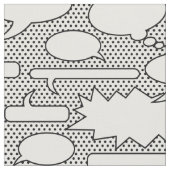 漫画本の話の泡生地 ファブリック (クローズアップ)