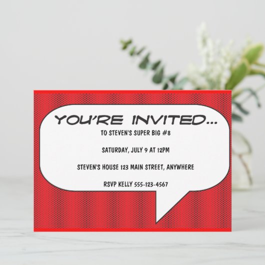 漫画本は招待を出動させます 招待状 (スタンド正面)