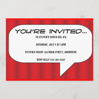 漫画本は招待を出動させます 招待状