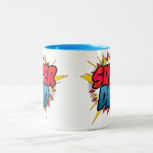 漫画本インスパイアすごいパパ ツートーンマグカップ (中央)