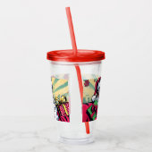 漫画本サンタ/クリスマス アクリルタンブラー (左)