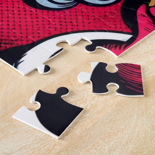 漫画本サンタ/クリスマス ジグソーパズル (側面)