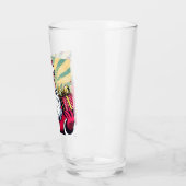 漫画本サンタ/クリスマス タンブラーグラス (左)