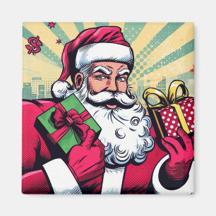 漫画本サンタ/クリスマス マグネット