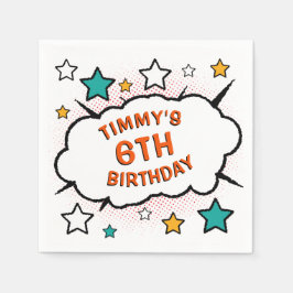 漫画本パーティー!ナプキン スタンダードカクテルナプキン