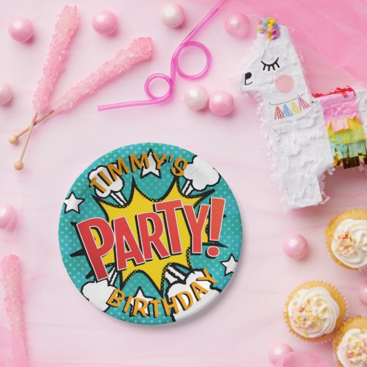 漫画本パーティー!ペーパープレート ペーパープレート (パーティー)