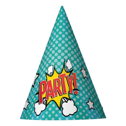漫画本パーティー!帽子 パーティーハット (正面)
