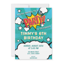 漫画本パーティー!招待状