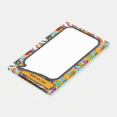 漫画本ポップ・アートのの音声バブル ポストイット (アングル)