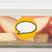 漫画本ポップ・アートのの音声バブル ラベル (貼付)