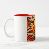 漫画本ポップ・アートの画捕虜! ツートーンマグカップ (左)