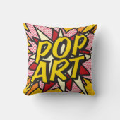 漫画本ポップ・アートのART WHAM!クッション枕 クッション (正面)