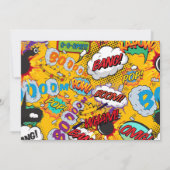 漫画本モダンおもしろい結婚式の日付の保存 セーブザデート (裏面)