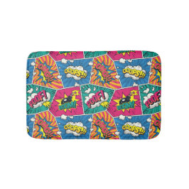 漫画本発話泡風呂マット バスマット